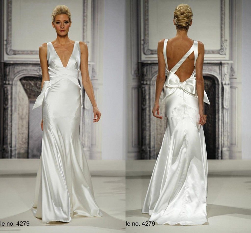silk wedding dresses 2018