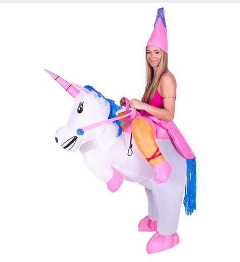 inflatable unicorn costumes carnaval princess outfit purim party fancy dress halloween costumes for kids women men adult good halloween group costumes 4
