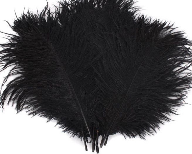 2019 White Spot Wedding Ostrich Hair 15 80cm Stage Floral