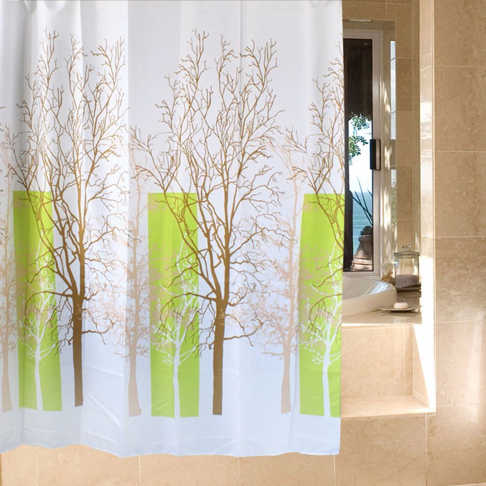 2018 Hot New 180 200cm Scenery Tree Design Bathroom Waterproof 2018 Hot New 180 200cm Scenery Tree Design Bathroom Waterproof Fabric Shower Curtain With Hooks Curtains For Bath Order 18no T From