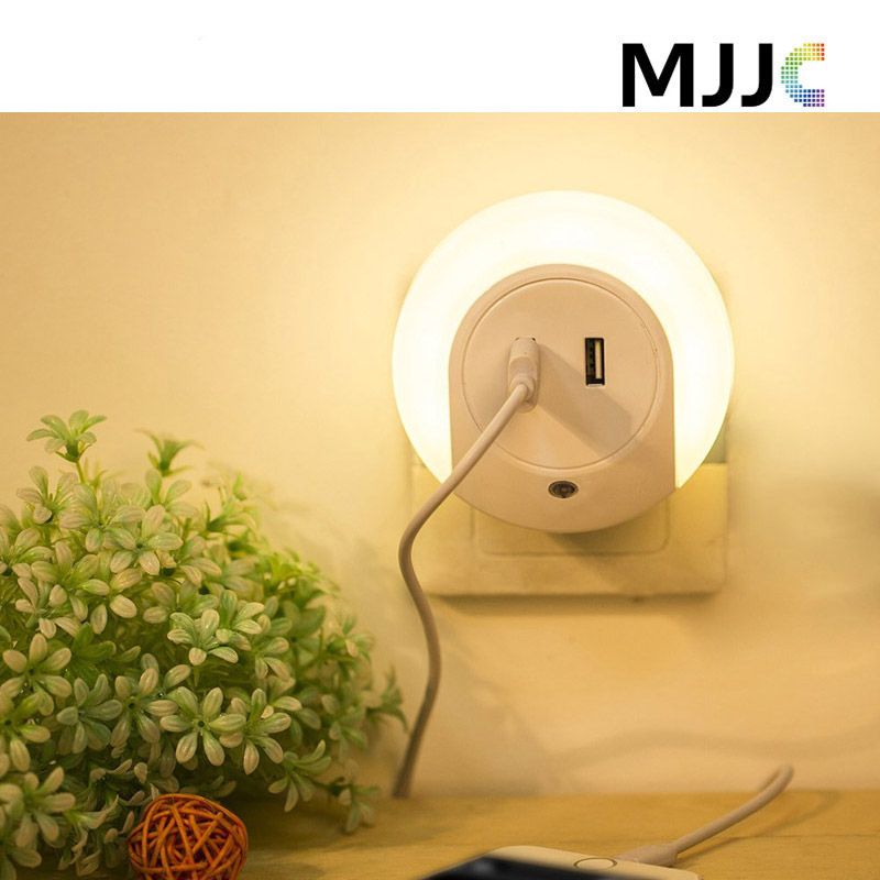 2018 Led Night Light Sensor And Dual Usb Wall Plate Charger With 2018 Led Night Light Sensor And Dual Usb Wall Plate Charger With Dusk To Dawn Best Lights Waterproof For Kids Indoor Lighting From Jeromepeng