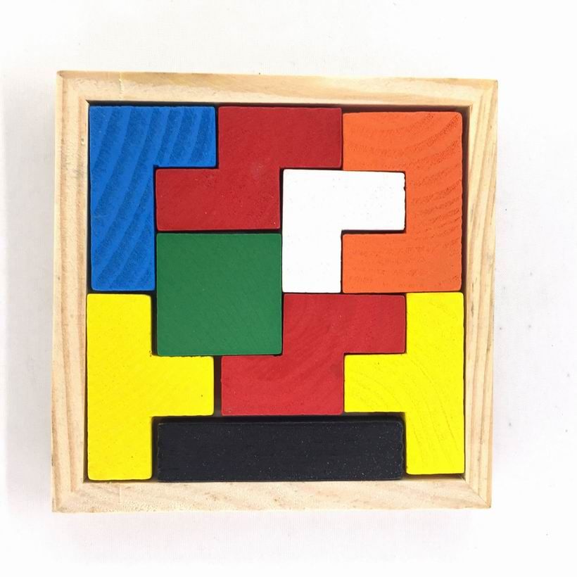 Russian Block Jigsaw Puzzles Wooden Block Puzzle Education Jigsaw Puzzletoys For Over 3 Years