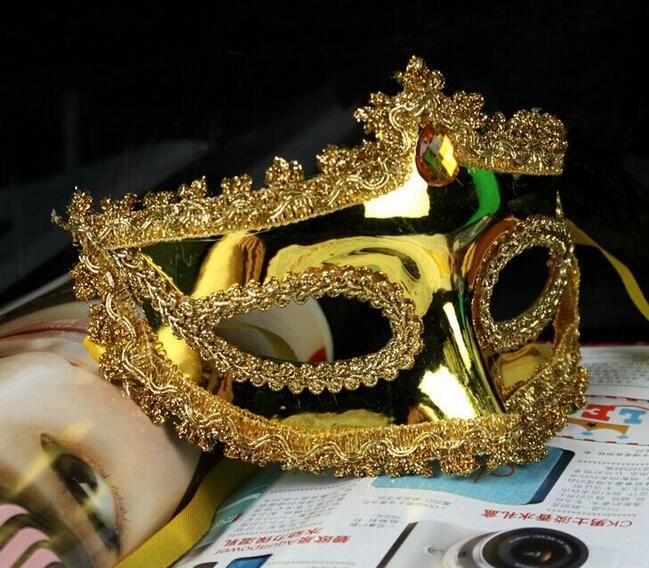 masquerade masks mask masks halloween electroplating small princess