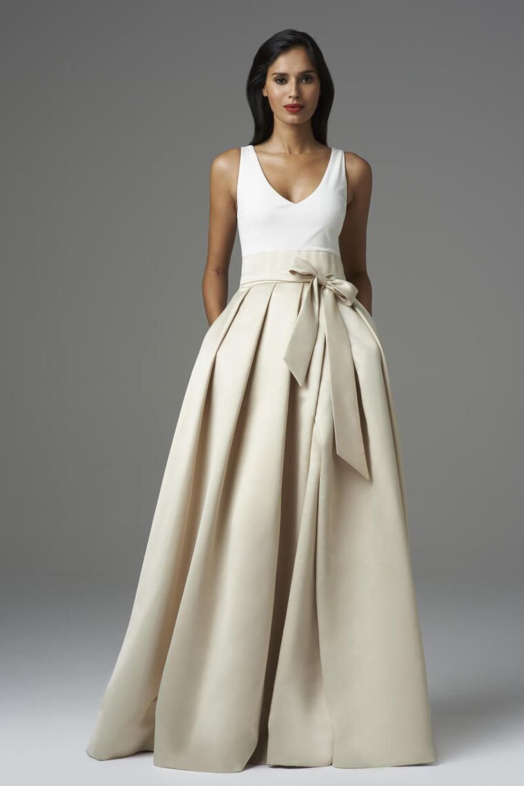 2017 New South African Satin A Line Long Bridesmaid Dresses V Neck Sash