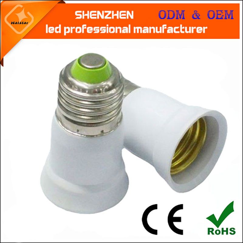 2018 E27 To Socket Light Bulb Lamp Holder Adapter Extender 2018 E27 To Socket Light Bulb Lamp Holder Adapter Extender Converter Extension Fire Proof Material From