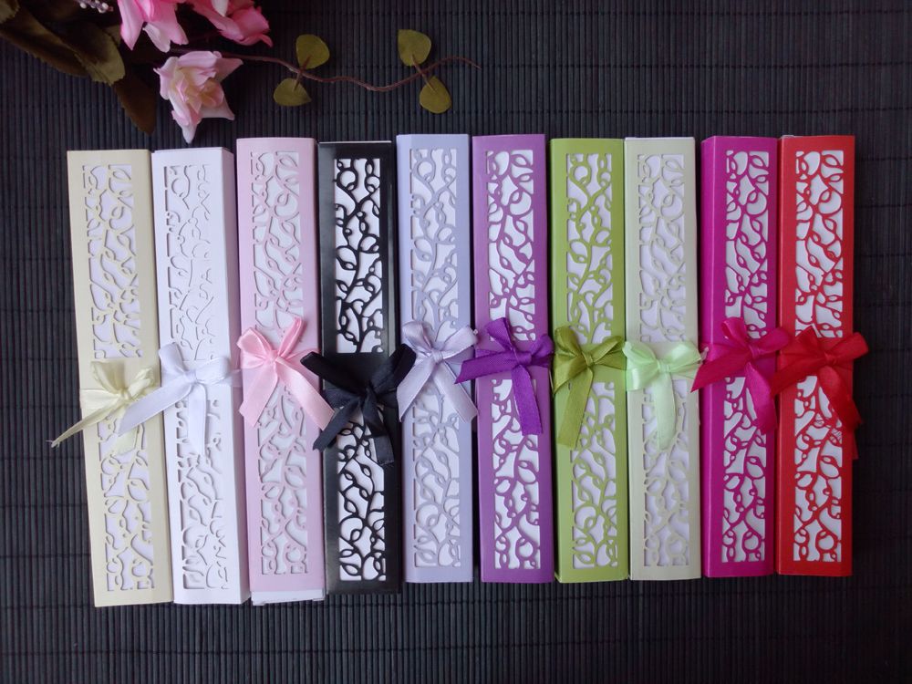 personalized luxurious silk fold hand fan in elegant laser cut gift