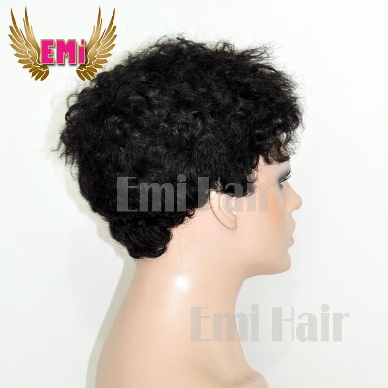 Curly Brazilian Hair Wigs Short Curly Human Hair Wigs For Black