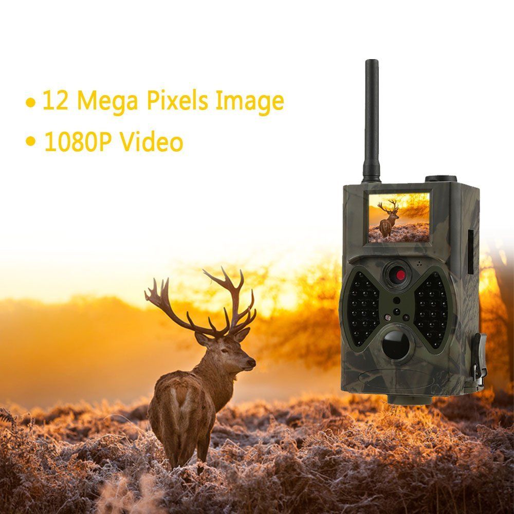 Hunting Trail Camera 12mp 1080P Wild Camera Wireless For Outdoor Surveillance Hc300m Deer Trail