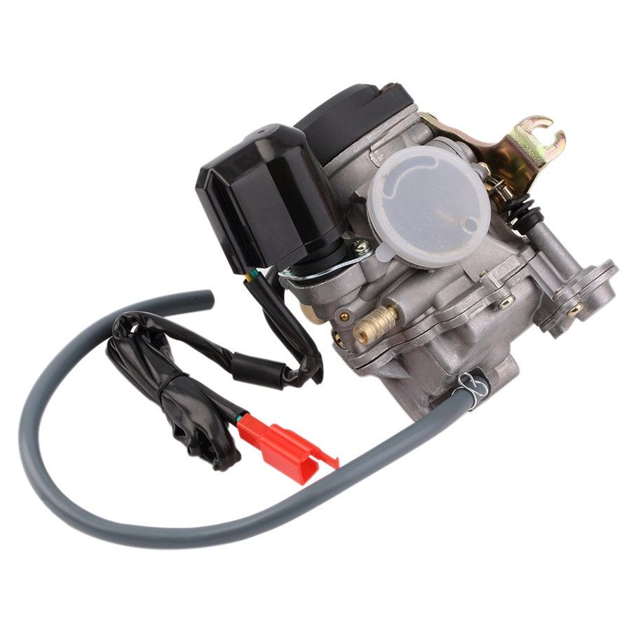 thumbnail image 2 of TCMT 19mm/38mm Carburetor For 50cc GY6 ATV Moped Scooter - Fits Sunl, Roketa, JCL, Kymco - Heavy Duty Aluminum 2 of 5