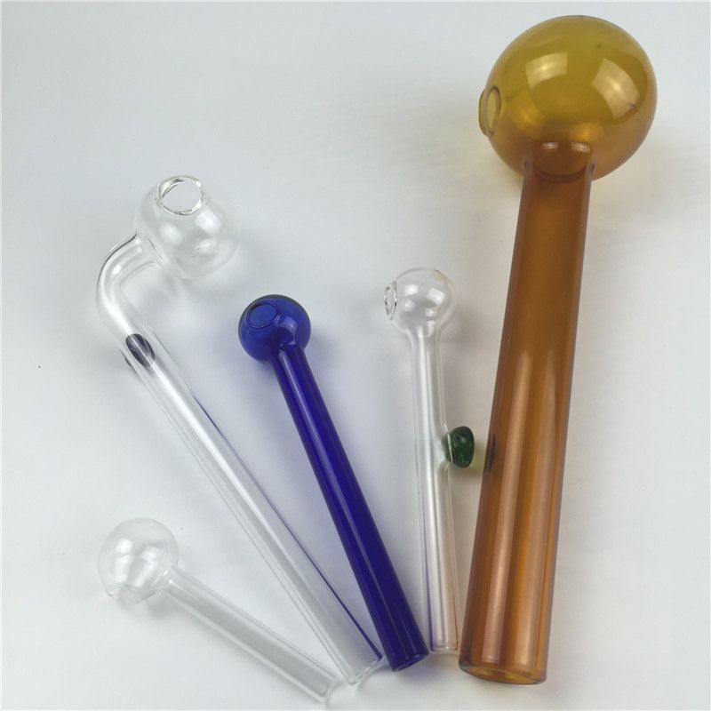 2021 Thick Oil Burner Glass Pipes For Smoking Colorful Glass Oil Burner