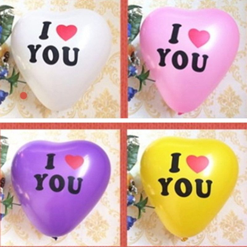 Wedding Balloons Printing Balls Party Gift Valentine S Day Christmas