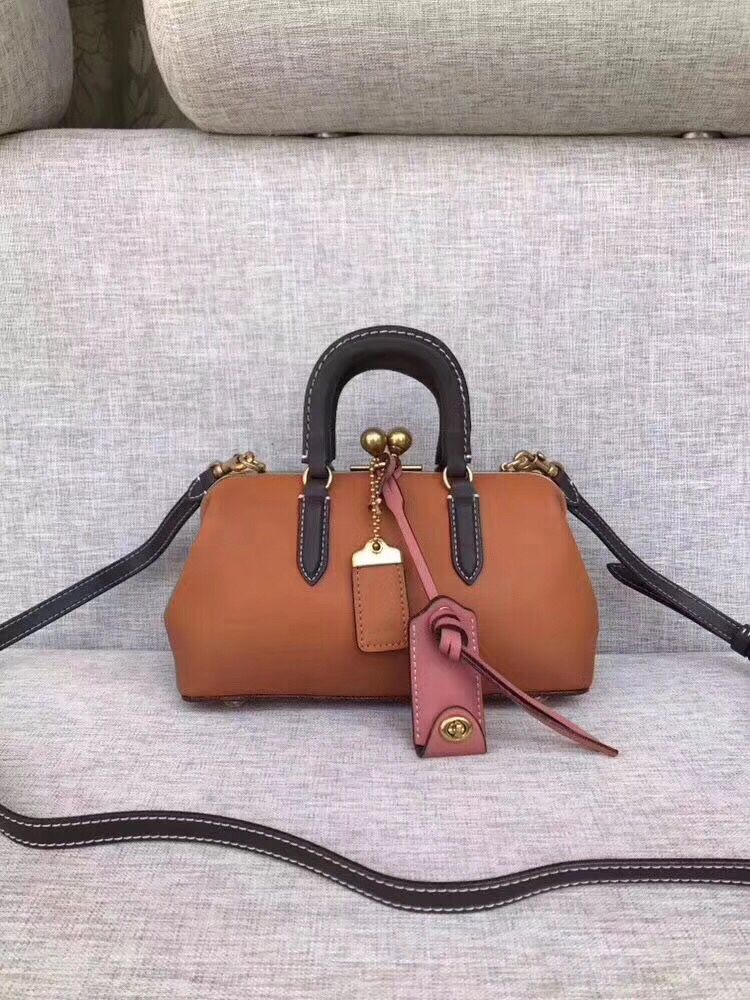 2020 2017new Famous Designer Leather Bowling Bag Women Small