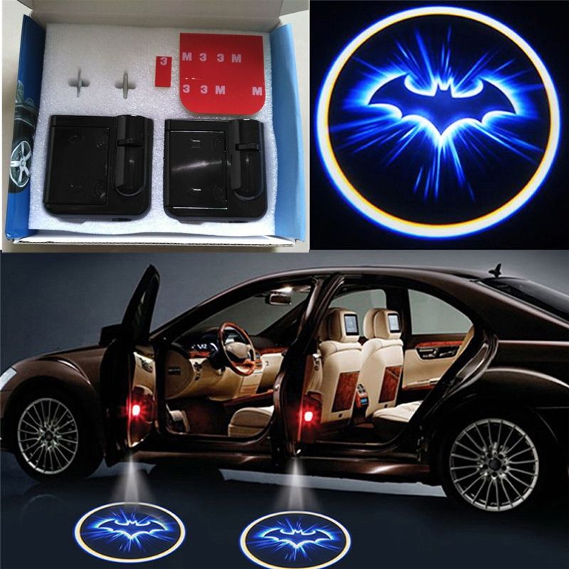 Großhandel 1 Paar Wireless Led Autotür Licht Batman Willkommen Lampe Großhandel 1 Paar Wireless Led Autotür Licht Batman Willkommen Lampe Laser Geist Shadow Light Projr Auto Tür Für