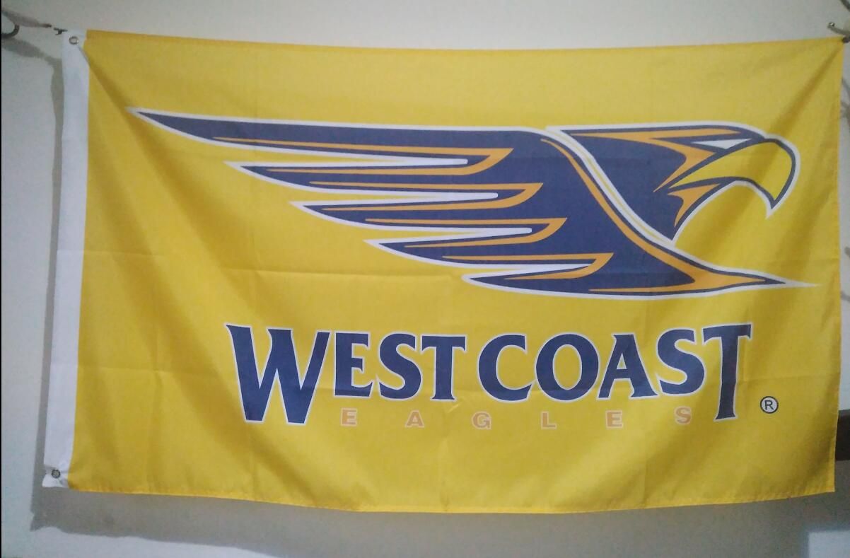 West Coast Eagles Flag 90 X 150 Cm Polyester AFL Australian Aussie