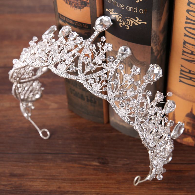 2018 Fashion Diy Princess Jewelry Accessories Bridal Crown Tiaras 2018 Fashion Diy Princess Jewelry Accessories Bridal Crown Tiaras Baroque Handmade Crystal Beaded Crowns Wedding Hair From Tantalus