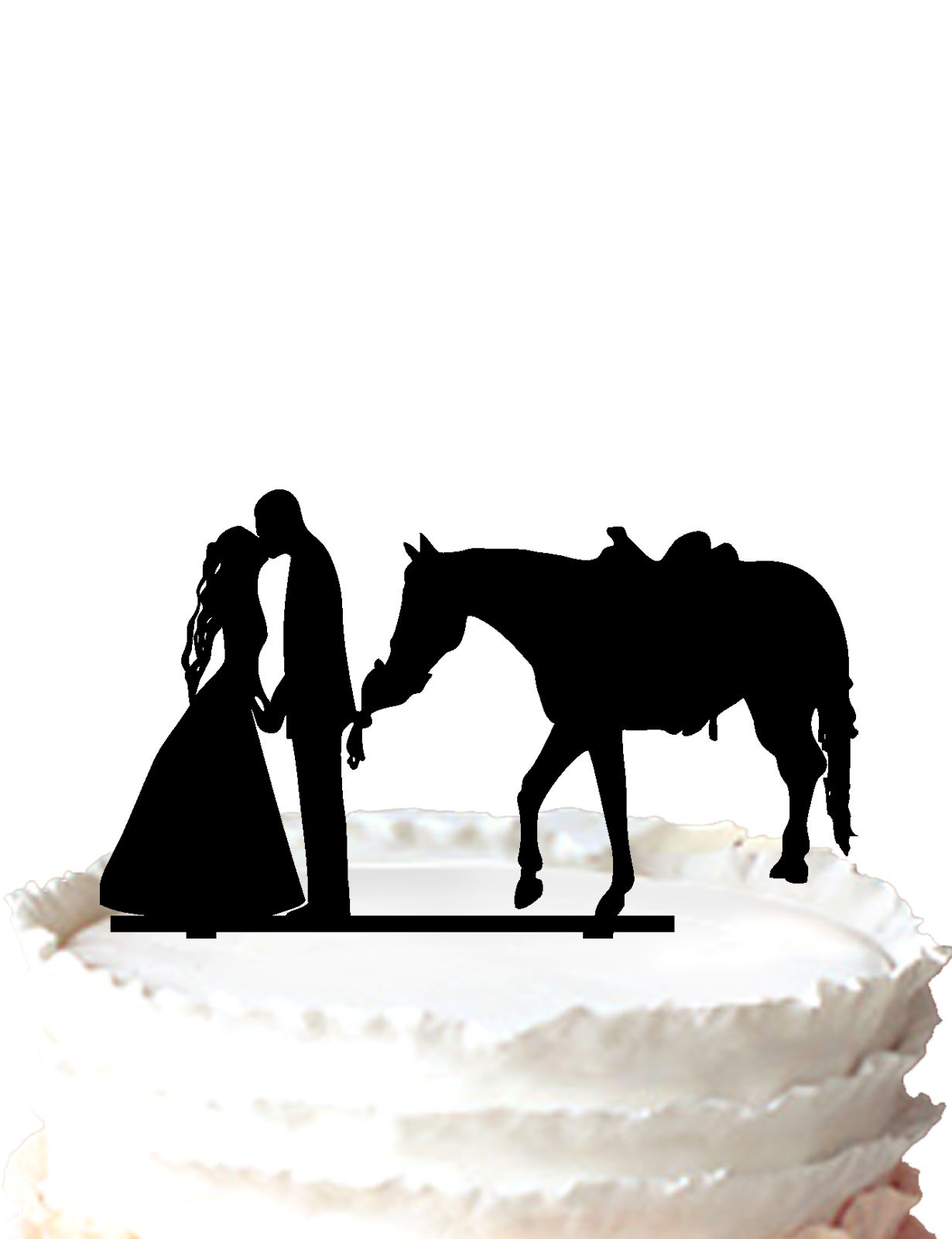 Meijiafei Wedding Cake Topper - The Hunt Is Over Deer...