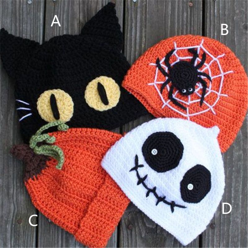 crochet halloween hats