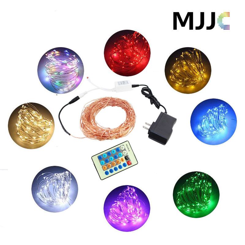 33ft Outdoor Led Fairy String Lights Dimmable Starry Copper 33ft Outdoor Led Fairy String Lights Dimmable Starry Copper Wire Light Complete Waterproof Rope For Bedroom Patio Cool
