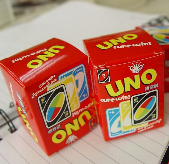 Travel Package Mini UNO Game Cards Classic Board Game Thin Paper