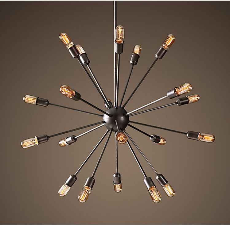 Hot Sputnik Atomic Starburst Light Lamp Chandelier Mid Century Hot Sputnik Atomic Starburst Light Lamp Chandelier Mid Century Modern Eames Pendant Suspension Vintage Lighting 12 18 Heads Ceiling Fixture