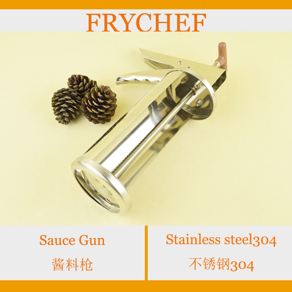 2021 Stainless Steel 304 Sauce Gun Dispenser With Sauce Bottle, Kfc