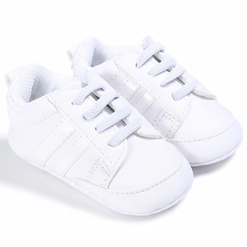 14 Designs Enfants Soft Soft Baskers Sneakers Chaussures Fashion Baby Garçons Filles First Walkers Bébé Indoor Non-Slip Enfants Casual Kids Chaussures