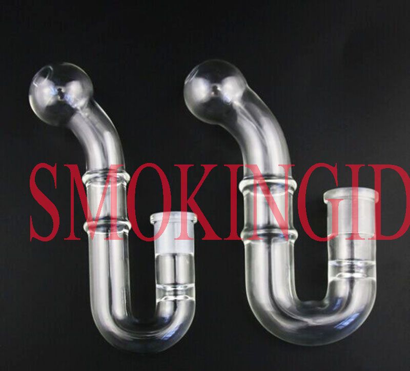 2019 2016 New J Hook Glass Smoking Joints Adapter Smoking Accessoires Clear 14.5MM And 18.8MM