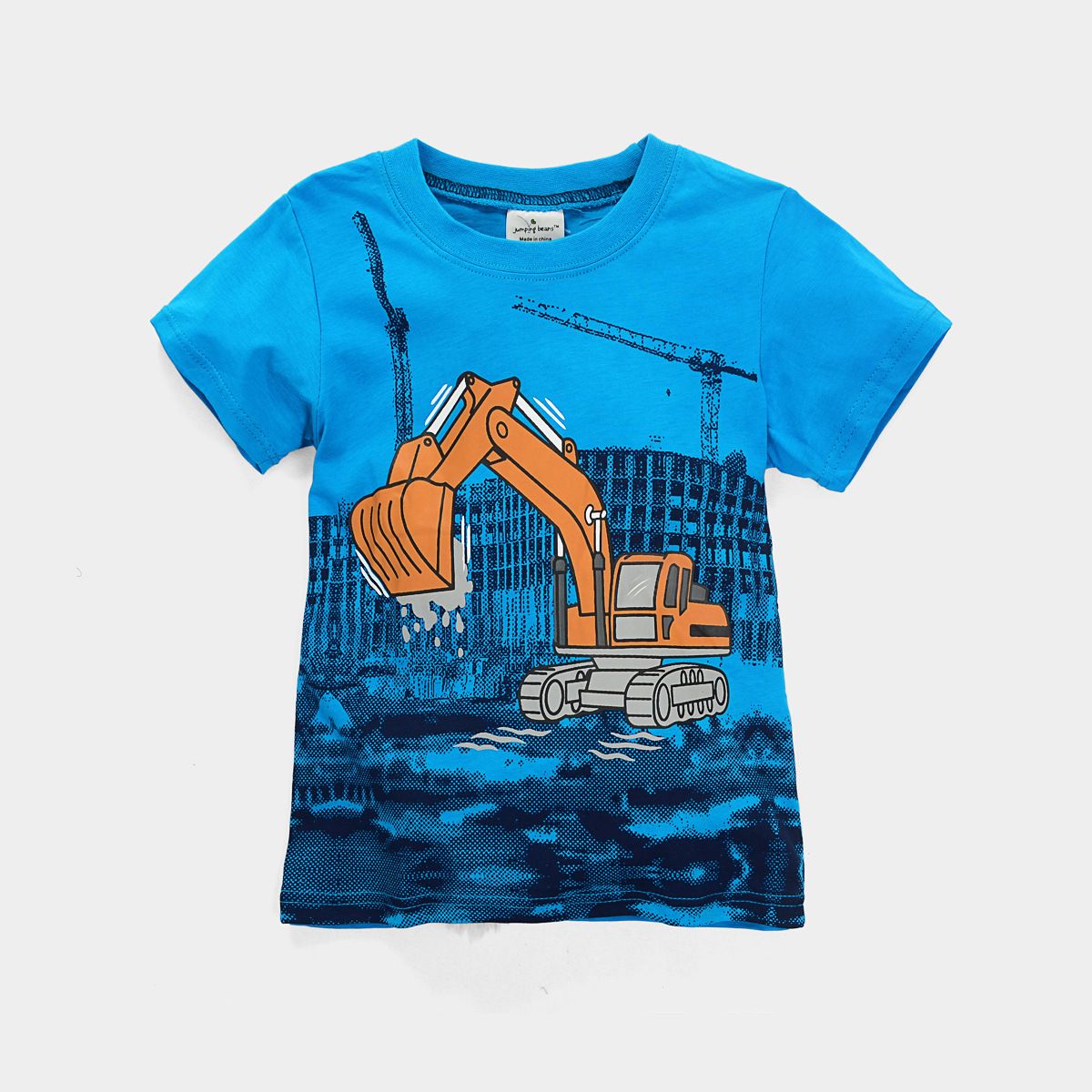 Digger Children t shirts jumping beans boys clothes short sleeve tee shirts tops kids polo shirt tops 2 6years baby boy clothes Digger Children t shirts jumping beans boys clothes short sleeve tee shirts tops kids polo shirt tops 2 6years baby boy clothes