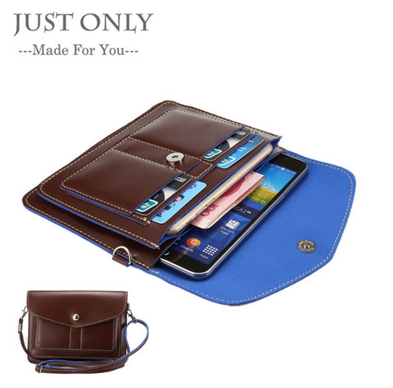 2016 New Universal Leather Bag Small Shoulder Crossbody Pouch For Iphone/Samsung/Sony/Homtom ...