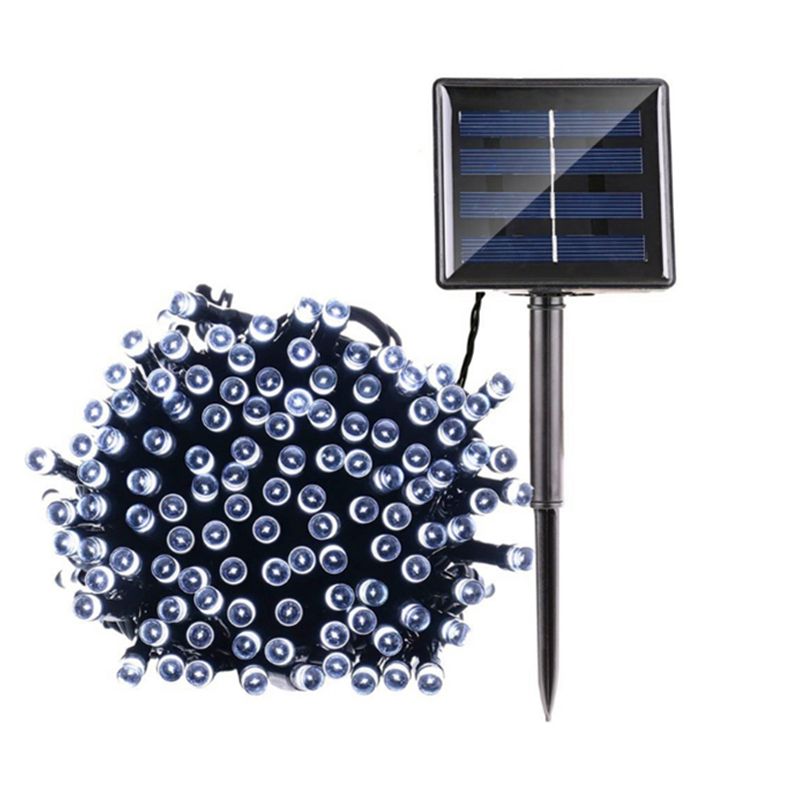 Solar Lamps Led String Lights 100 200 Leds Outdoor Fairy Holiday Solar Lamps Led String Lights 100 200 Leds Outdoor Fairy Holiday Party Garlands Lawn Garden Waterproof Battery Powered
