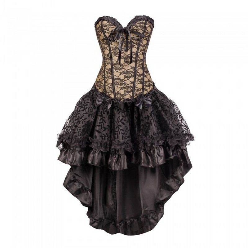 plus size corset dress