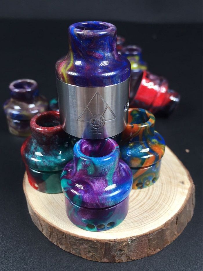 Top Selling Vape Epoxy Resin Drip Tip For Goon 528 Rda Drips Tip Tips