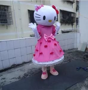 factory direct sale of the adult size hello kitty mascot costume hello kitty party costume