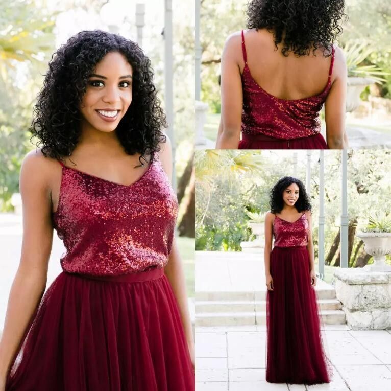 Red Prom Dress at the Top with a Black Sparkels