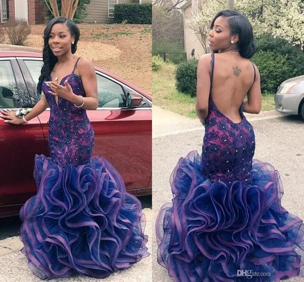 Black Girls Lace Prom Dresses Long 2k16 Sexy Backless Spaghetti ... Black Girls Lace Prom Dresses Long 2k16 Sexy Backless Spaghetti ...