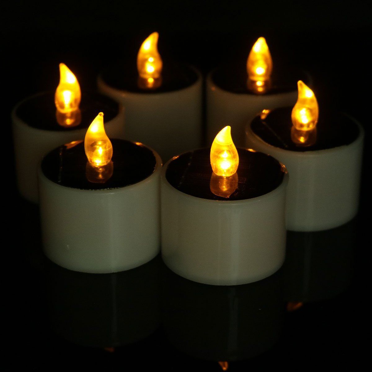 Solar Electronic Candle Lamp Led Light Wedding