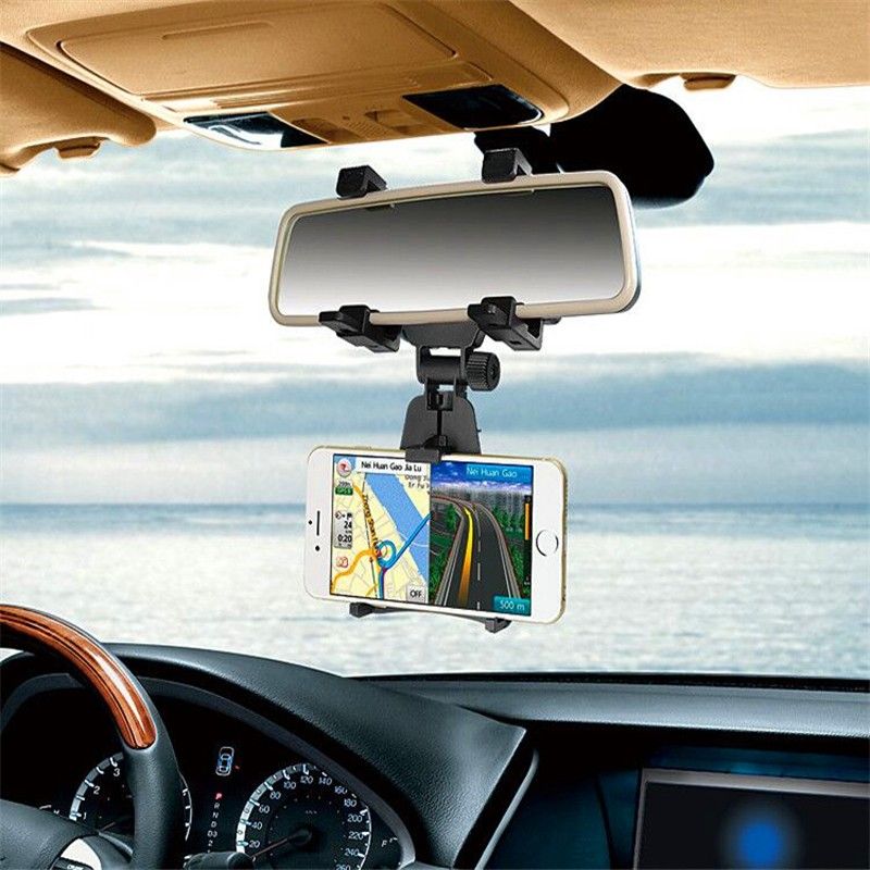2020 Rear View Mirror Car Phone Bracket Universal Car Rear View Mirror