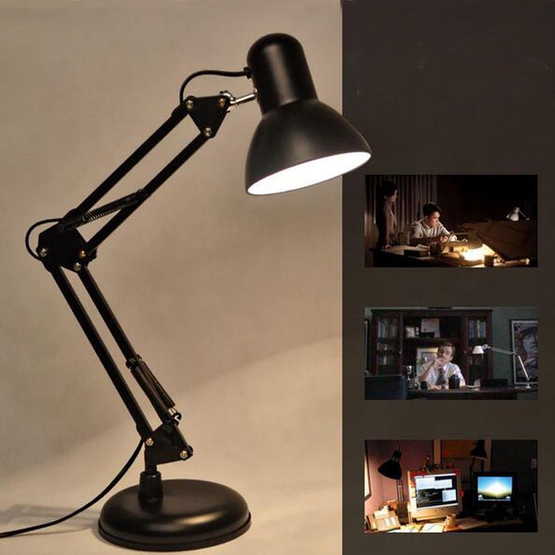 Led Table Lamp Iron Morden American Foldable Long Arm Desk Led Table Lamp Iron Morden American Foldable Long Arm Desk Reading E27 110v 220v Clip Office For Study Light