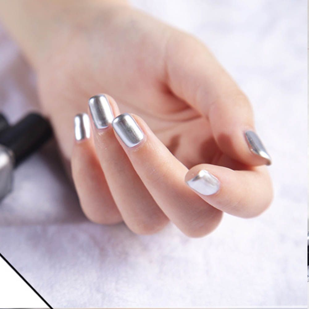 Acheter 2017 Nouvelle Tendance 6ml Effet Miroir Chrome Argent Métallisé Vernis À Ongles Vernis À