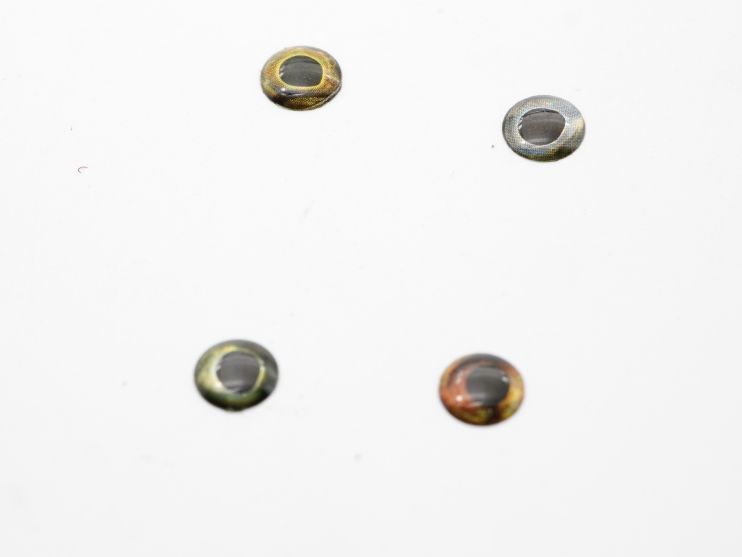 도색되지 않은 크랭크 베이트 루어 기관에 대한 Rompin 5.8mm 특수 3D 낚시 미끼 물고기 눈 빈 미노 하드 미끼는 공예 태클