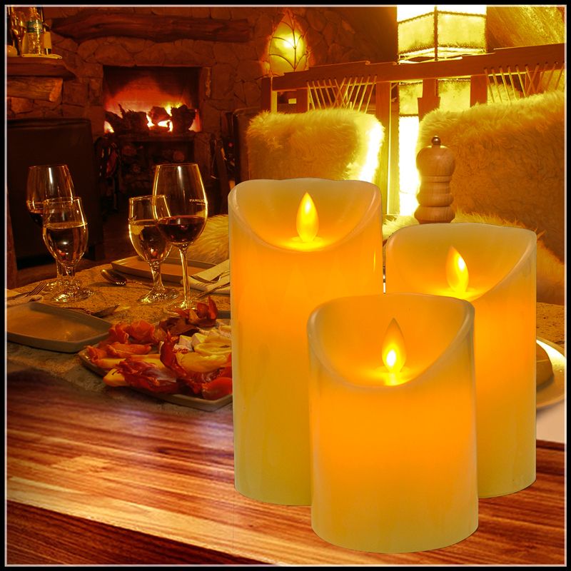 2019 Flickering Flameless Led Candle Light For Dinner Tea