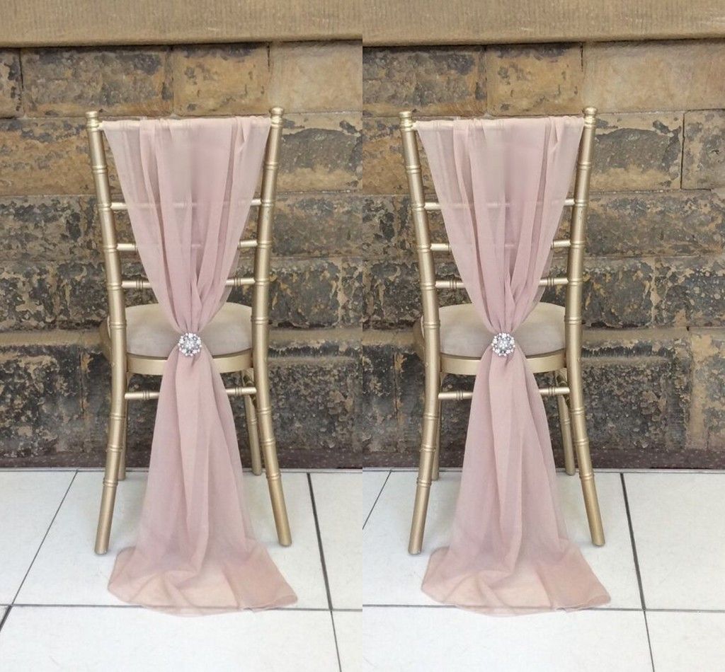 2020 Enable Destop Garden Formal Wedding Chair Cover Back Sashes