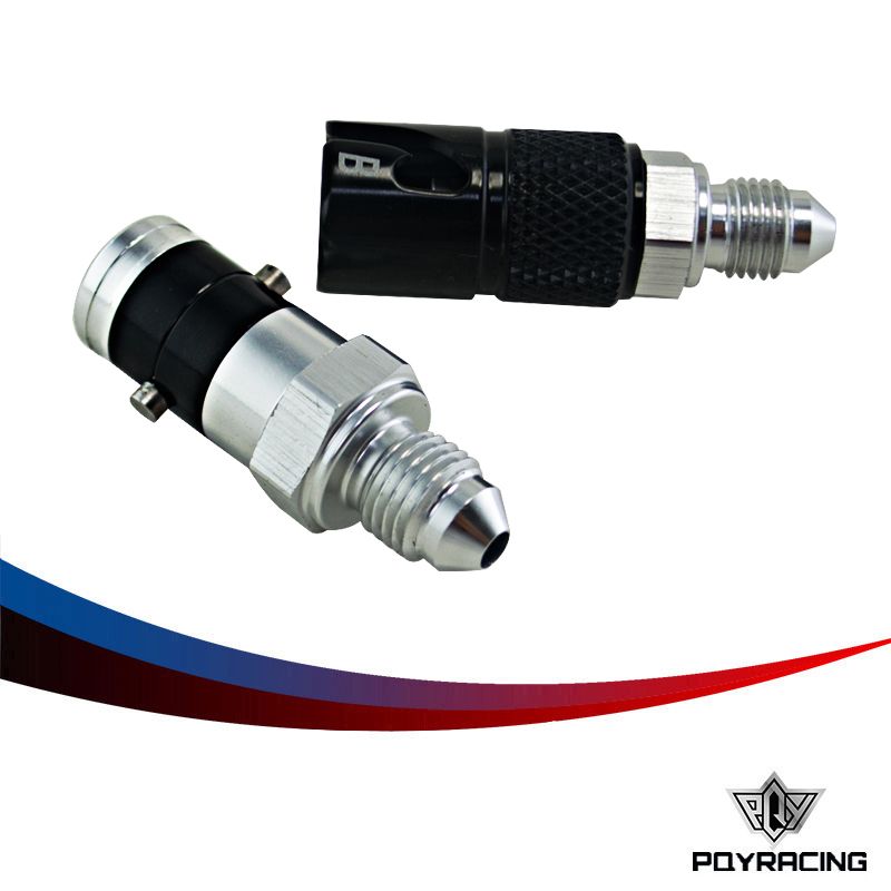 2019 PQY RACING AN3 3 Body Brake Fluid Quick Disconnect Fittings PQY