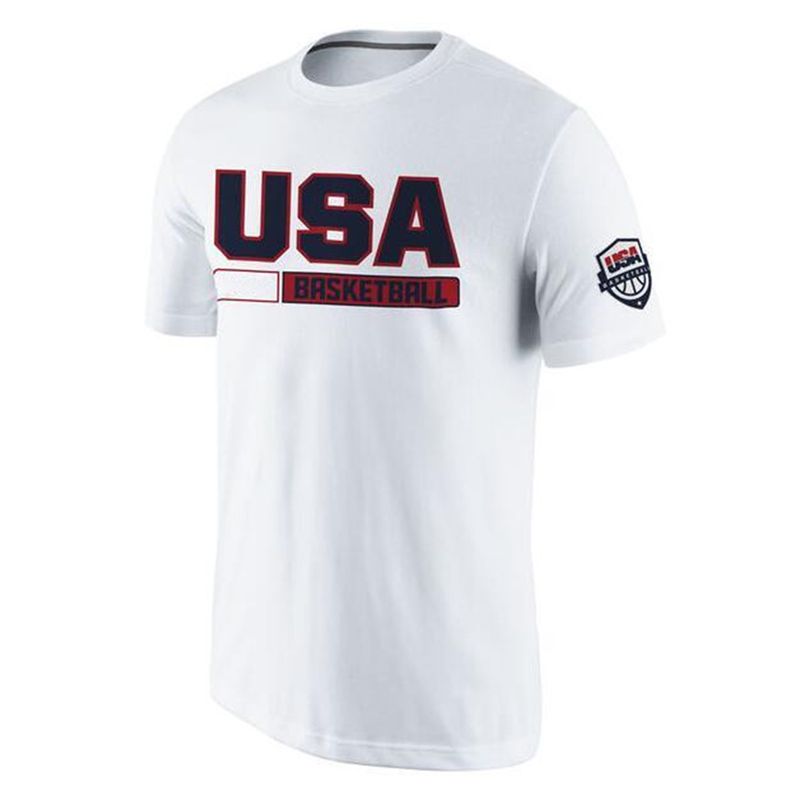 USA Basketball Men T Shirts Fashion Sport Short Sleeve Tee Clothes