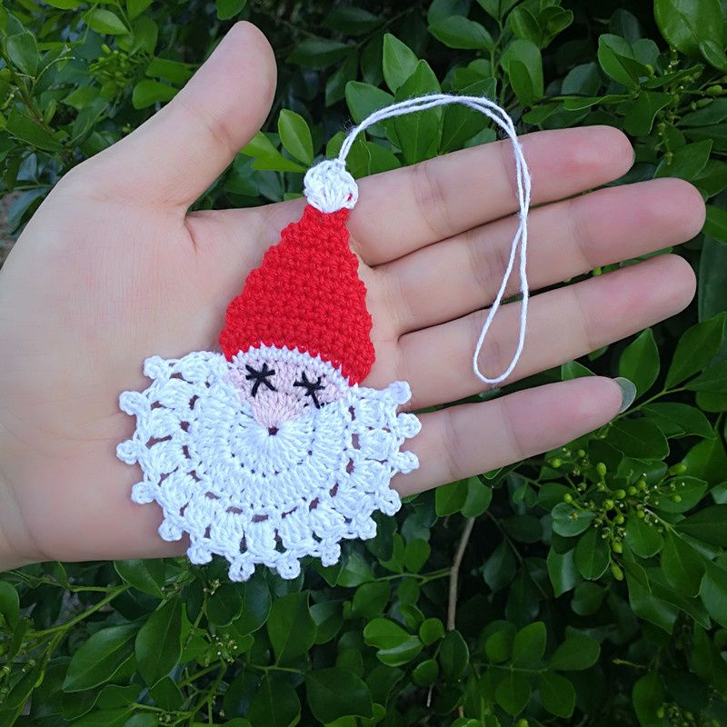 Acquista Set Di 12 Uncinetto Babbo Natale Facce Ornamenti Decorazioni Natalizie Invernali Ornamenti Albero Albero Di Natale Ornamenti Natalizi Faccia Di Babbo Natale A 9 48 Dal Crochet Doily Dhgate Com