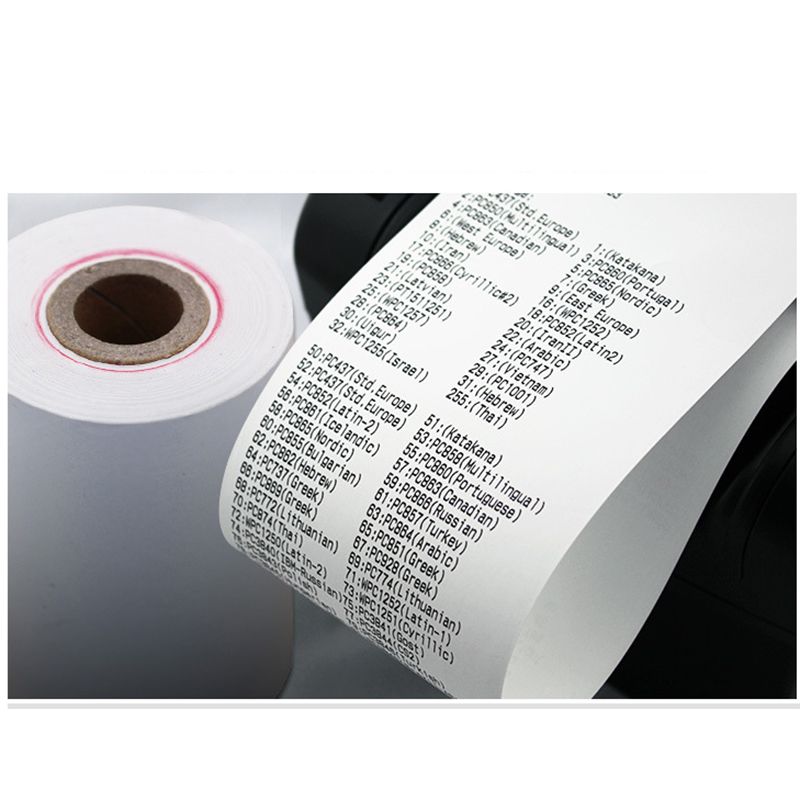 2021 New 100 Rolls Cash Register Paper 57 * 40mm Thermal Paper POS Machine Printing Paper 15