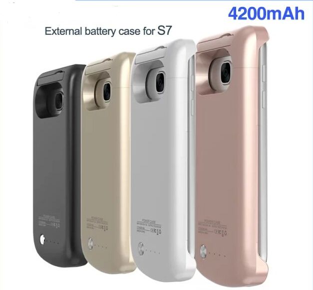 2018 2016 new power bank case external battery case for samsung galaxy s7 edge battery size