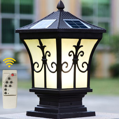 Solar Power Led Post Lights Super Bright Outdoor Waterproof Garden Solar Power Led Post Lights Super Bright Outdoor Waterproof Garden Home Lamps Villa Deck Yark Street