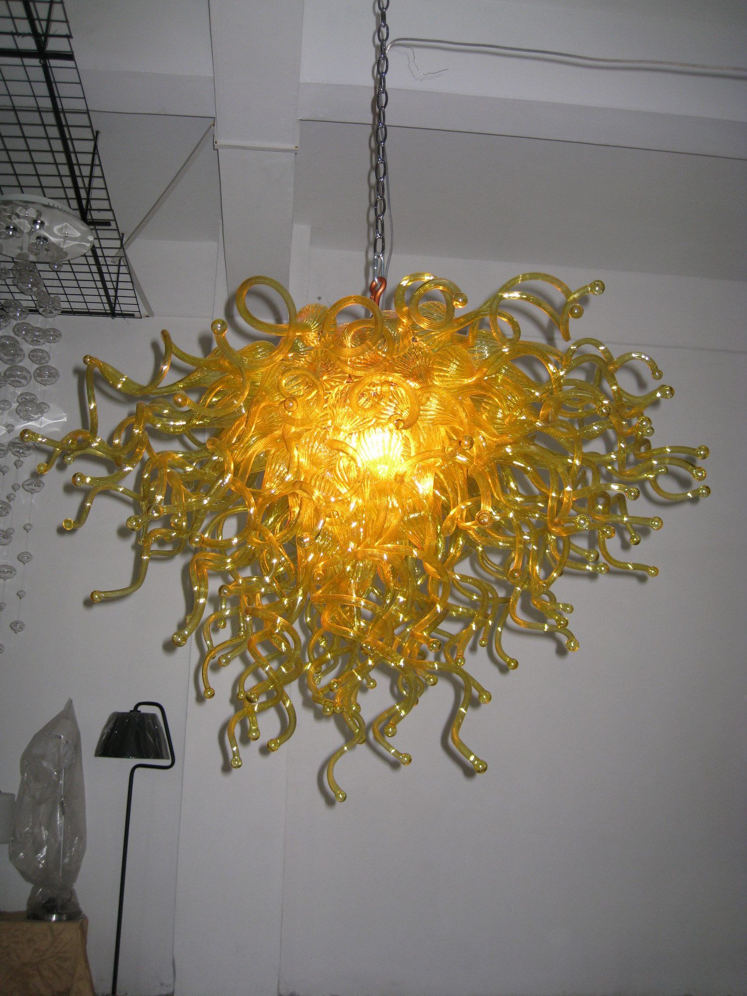 2020 Wedding Decorative Modern Chandelier Lighting Led Yellow