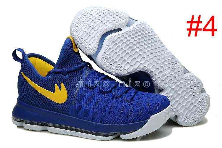 kevin durant shoes blue and yellow